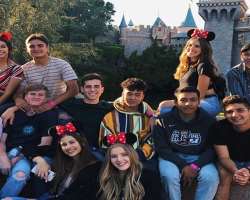 Emily visited Disneyland with her friends in June 2018.